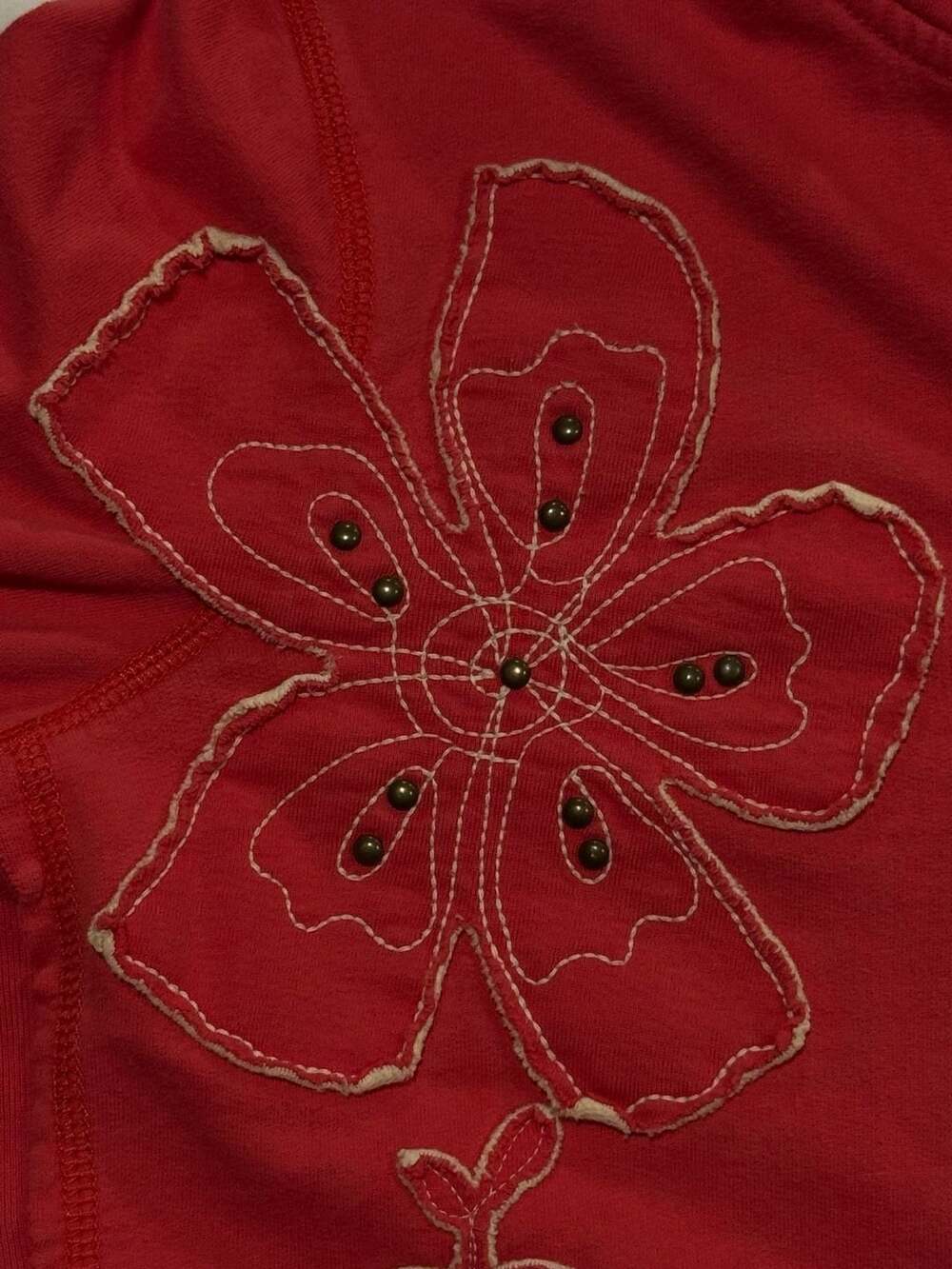 Twisted Heart America Pink Vintage Y2K Zip-Up Hoodie vintage - Picture 3 of 13